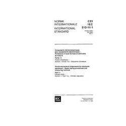 IEC 60512-11-1 Ed. 1.0 b:1995