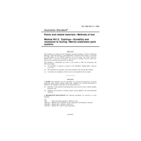 AS 1580.481.5-1993 [ Superseded ]