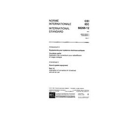 IEC 60268-12 Amd.2 Ed. 2.0 b:1994