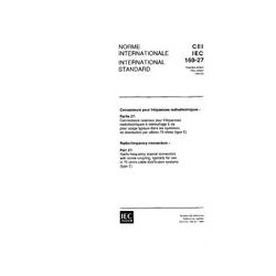 IEC 60169-27 Ed. 1.0 b:1994