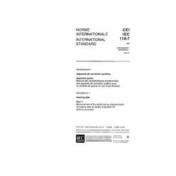IEC 60118-7 Amd.1 Ed. 1.0 b:1994