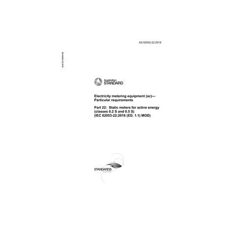 AS 62053.22:2018