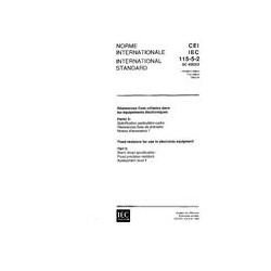 IEC 60115-5-2 Ed. 1.0 b:1992