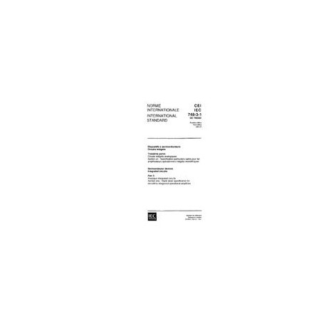 IEC 60748-3-1 Ed. 1.0 b:1991