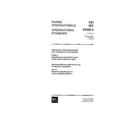 IEC 61020-3 Ed. 1.0 b:1991