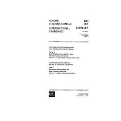 IEC 61020-4-1 Ed. 1.0 b:1991