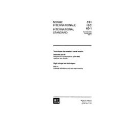 IEC 60060-1 Ed. 2.0 b:1989