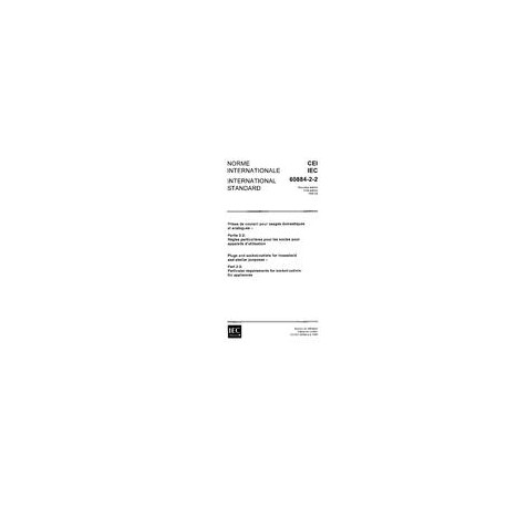 IEC 60884-2-2 Ed. 1.0 b:1989