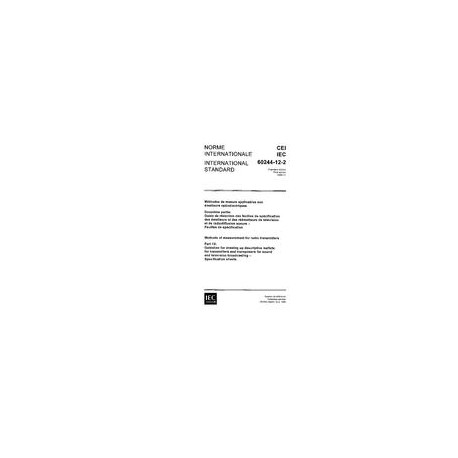 IEC 60244-12-2 Ed. 1.0 b:1989