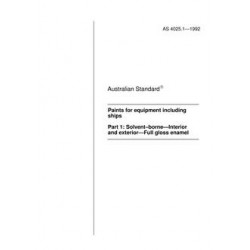 AS 4025.1-1992 [ Superseded ]