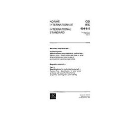 IEC 60404-8-5 Ed. 1.0 b:1989