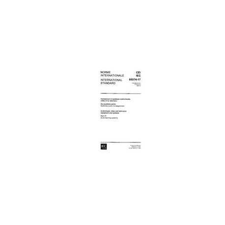 IEC 60574-17 Ed. 1.0 b:1989