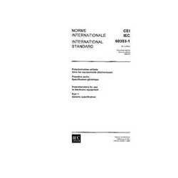 IEC 60393-1 Ed. 2.0 b:1989