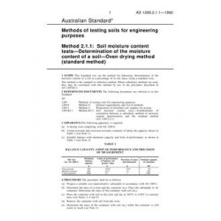 AS 1289.2.1.1-1992 [ Superseded ]