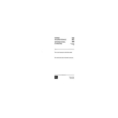 IEC 60888 Ed. 1.0 b:1987