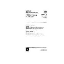IEC 60404-9 Ed. 1.0 b:1987