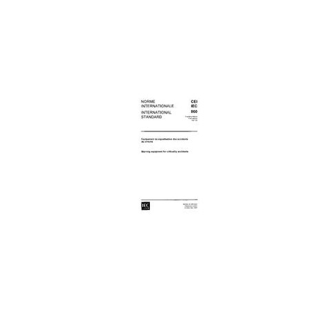 IEC 60860 Ed. 1.0 b:1987
