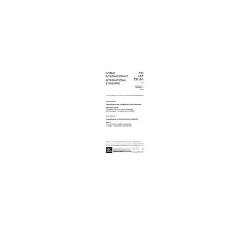 IEC 60721-2-1 Amd.1 Ed. 1.0 b:1987