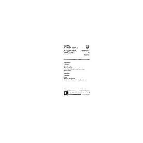 IEC 60598-2-7 Amd.1 Ed. 1.0 b:1987