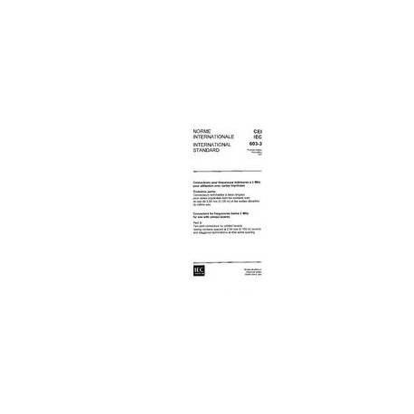 IEC 60603-3 Ed. 1.0 b:1987