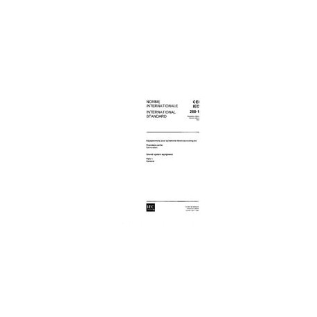 IEC 60268-1 Ed. 2.0 b:1985
