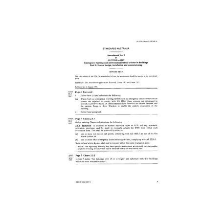 AS 2220.2-1989 AMDT 2