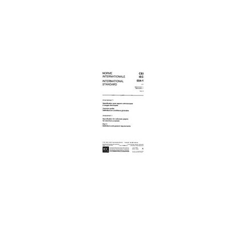 IEC 60554-1 Amd.1 Ed. 1.0 b:1983