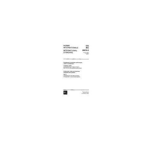 IEC 60574-3 Ed. 1.0 b:1983