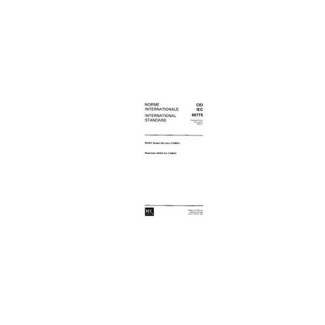 IEC 60775 Ed. 1.0 b:1983