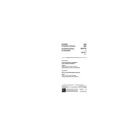IEC 60068-2-31 Amd.1 Ed. 1.0 b:1982