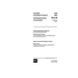 IEC 60068-2-46 Ed. 1.0 b:1982