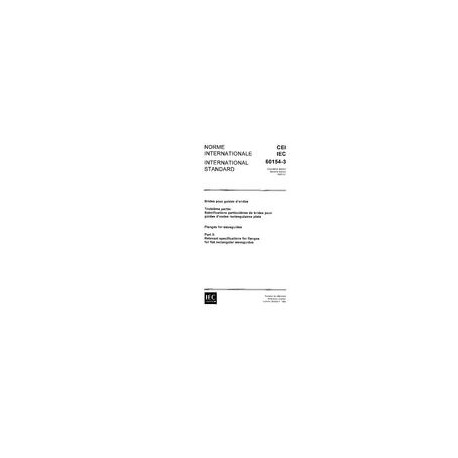 IEC 60154-3 Ed. 2.0 b:1982
