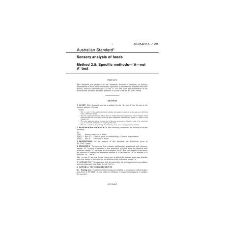 AS 2542.2.5-1991 [ Superseded ]