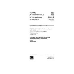 IEC 60581-5 Ed. 1.0 b:1981