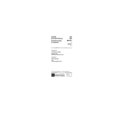 IEC 60418-1 Amd.2 Ed. 1.0 b:1981