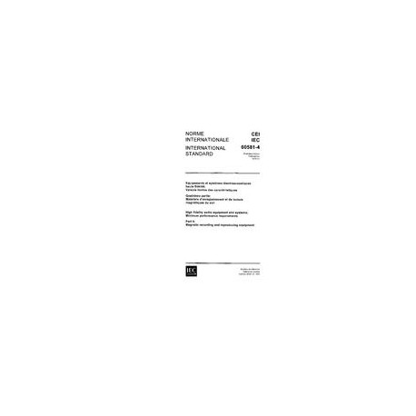 IEC 60581-4 Ed. 1.0 b:1979