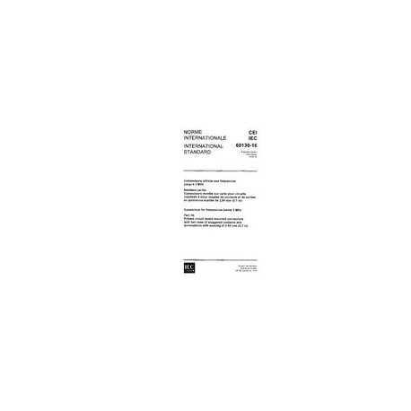 IEC 60130-16 Ed. 1.0 b:1976