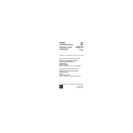 IEC 60235-2A Ed. 1.0 b:1974