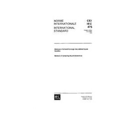 IEC 60475 Ed. 1.0 b:1974