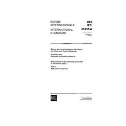 IEC 60235-6 Ed. 1.0 b:1972