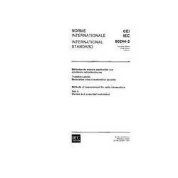 IEC 60244-3 Ed. 1.0 b:1972