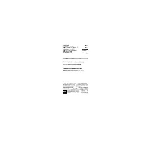 IEC 60067A Ed. 2.0 b:1967