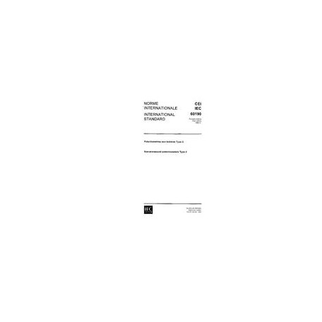 IEC 60190 Ed. 1.0 b:1966