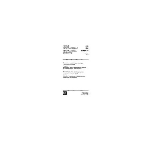 IEC 60151-10 Ed. 1.0 b:1966