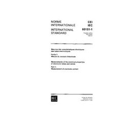 IEC 60151-1 Ed. 1.0 b:1963