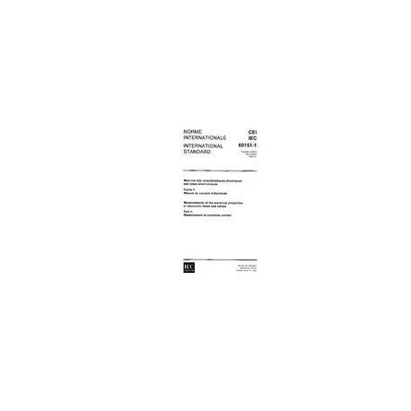 IEC 60151-1 Ed. 1.0 b:1963