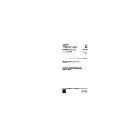 IEC 60100 Ed. 2.0 b:1962