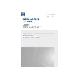 IEC 62550 Ed. 1.0 b:2017