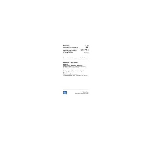 IEC 60947-4-2 Ed. 2.2 b:2007