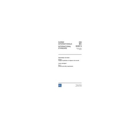 IEC 61347-1 Ed. 2.0 b:2007